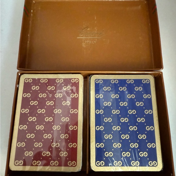 BUYERS CHOICE BLUE FACE CARD VINTAGE GUCCI PLAYING CARD NEW - Picture 4 of 6